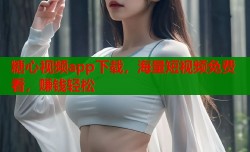 糖心视频app下载，海量短视频免费看，赚钱轻松