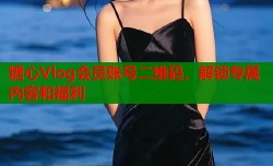糖心Vlog会员账号二维码，解锁专属内容和福利