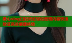 糖心vlog扫码凭证轻松管理内容快速验证高效便捷体验