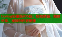 txvlog轻量版iOS版：轻松剪辑，随时分享，视频创作更便捷