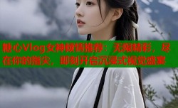 糖心Vlog女神倾情推荐：无限精彩，尽在你的指尖，即刻开启沉浸式视觉盛宴