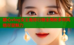 糖心vlog女主角排行榜全揭秘多样风格尽显魅力