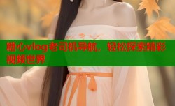 糖心vlog老司机导航，轻松探索精彩视频世界