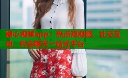 糖心视频app：热点短视频、社交互动、约会聊天一站式平台