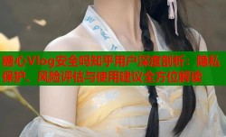 糖心Vlog安全吗知乎用户深度剖析：隐私保护、风险评估与使用建议全方位解读