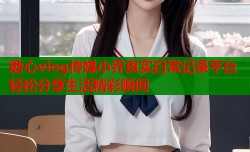 糖心vlog传媒小乔真实日常记录平台轻松分享生活精彩瞬间