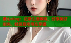 糖心vlog：记录生活瞬间，分享美好时光，社区互动尽在掌握
