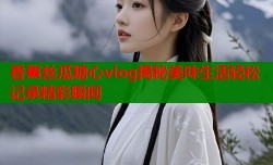 香蕉丝瓜糖心vlog揭秘美味生活轻松记录精彩瞬间