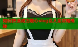 如何快速成为糖心vlog达人全攻略揭秘