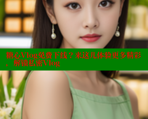 糖心Vlog免费下线？来这儿体验更多精彩，解锁私密Vlog 糖心vlog柚子猫内射频网站 第1张