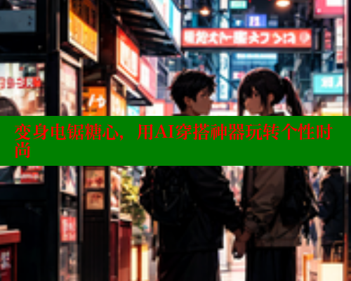 变身电锯糖心，用AI穿搭神器玩转个性时尚 糖心VLOG官方在线观看 第1张