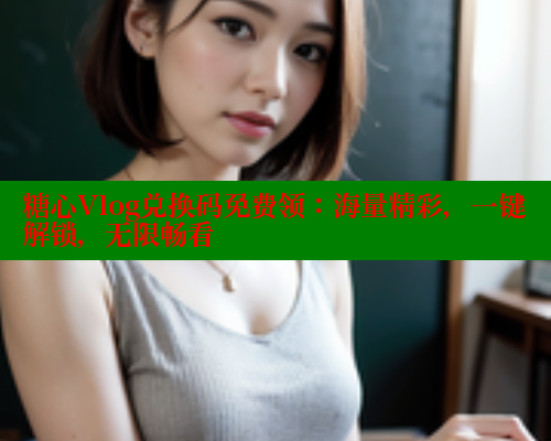 糖心Vlog兑换码免费领：海量精彩，一键解锁，无限畅看