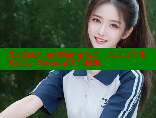 成人糖心vlog视频app七享：尽享真实生活分享，轻松记录美好瞬间