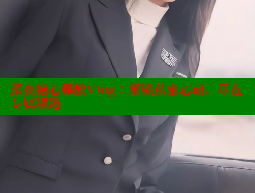 深夜糖心释放Vlog：解锁私密心动，尽在专属频道 糖心vlog柚子猫内射频网站 第1张