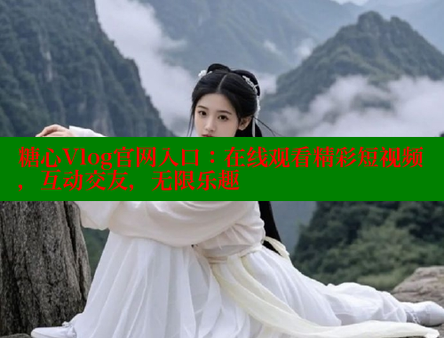 糖心Vlog官网入口：在线观看精彩短视频，互动交友，无限乐趣