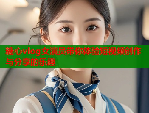 糖心vlog女演员带你体验短视频创作与分享的乐趣  第1张