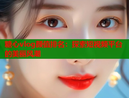 糖心vlog颜值排名：探索短视频平台的美丽风潮  第1张