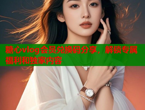 糖心vlog会员兑换码分享，解锁专属福利和独家内容  第1张