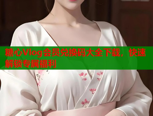 糖心Vlog会员兑换码大全下载，快速解锁专属福利  第1张