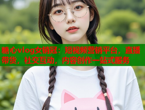 糖心vlog女销冠：短视频营销平台，直播带货，社交互动，内容创作一站式服务  第1张