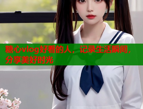 糖心vlog好看的人，记录生活瞬间，分享美好时光  第1张