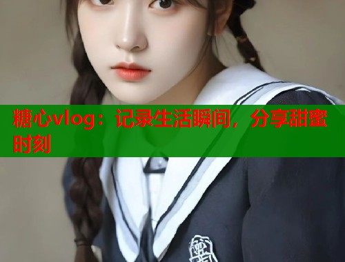 糖心vlog：记录生活瞬间，分享甜蜜时刻  第1张