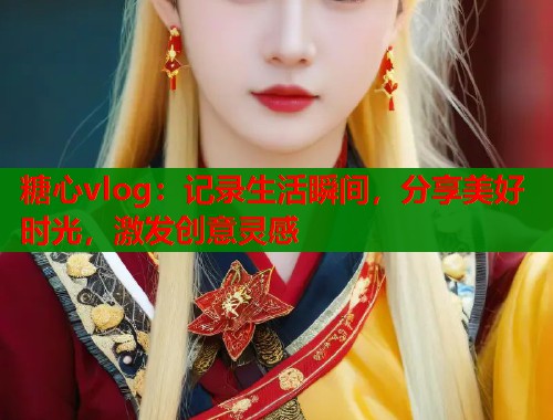 糖心vlog：记录生活瞬间，分享美好时光，激发创意灵感  第1张