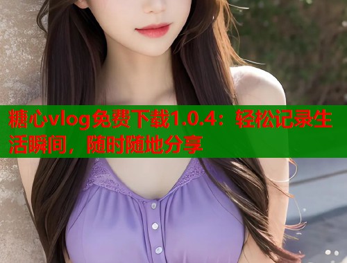 糖心vlog免费下载1.0.4：轻松记录生活瞬间，随时随地分享  第1张