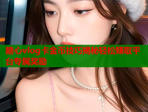 糖心vlog卡金币技巧揭秘轻松赚取平台专属奖励  第1张