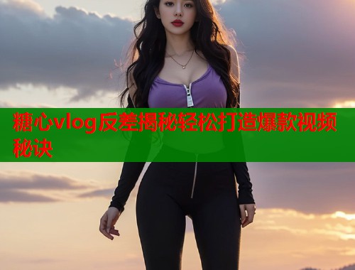 糖心vlog反差揭秘轻松打造爆款视频秘诀  第1张