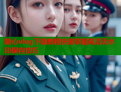 糖心vlog下载教程快速掌握高清无水印保存技巧  第1张