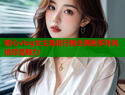 糖心vlog女主角排行榜全揭秘多样风格尽显魅力  第2张