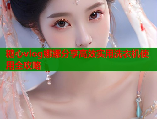 糖心vlog娜娜分享高效实用洗衣机使用全攻略  第1张