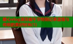 糖心vlog演员端午节特别记录温情与传统的美好时光(1)