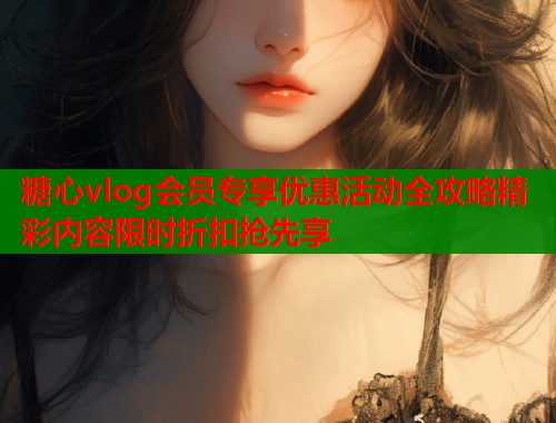 糖心vlog会员专享优惠活动全攻略精彩内容限时折扣抢先享  第1张